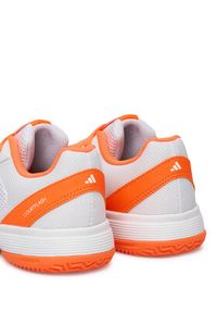 Adidas - adidas Buty do tenisa Courtflash JR4450 Biały. Kolor: biały. Materiał: materiał. Sport: tenis #7