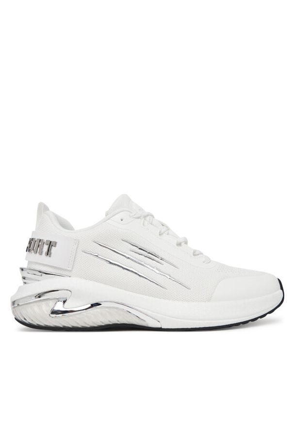 Plein Sport Sneakersy FAES USC0779 STE003N Biały. Kolor: biały. Materiał: materiał