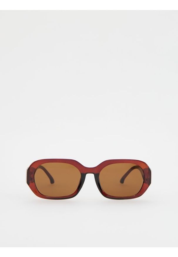 Reserved - Okulary przeciwsłoneczne - bordowy. Kolor: czerwony