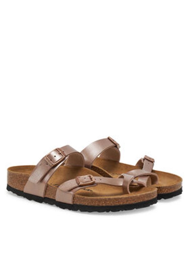 Birkenstock Japonki Mayari 1029817 Różowy. Kolor: różowy. Materiał: skóra