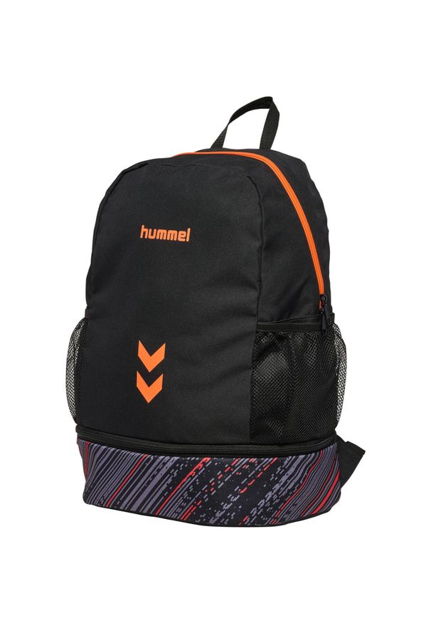 Plecak Hummel Blaze. Kolor: wielokolorowy, czarny, pomarańczowy. Styl: casual
