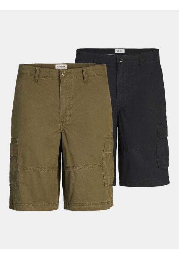 Jack & Jones Komplet szortów sportowych Jpstcole 12258390 Czarny Loose Fit. Kolor: czarny. Materiał: bawełna. Styl: sportowy