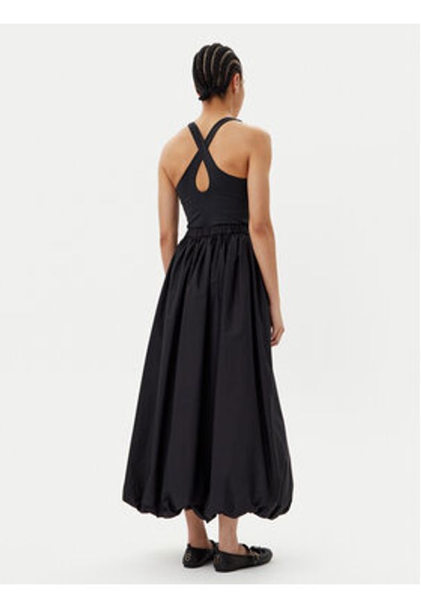 Pinko - PINKO Spódnica maxi Johnny 105214 A2LD Czarny Regular Fit. Kolor: czarny. Materiał: bawełna