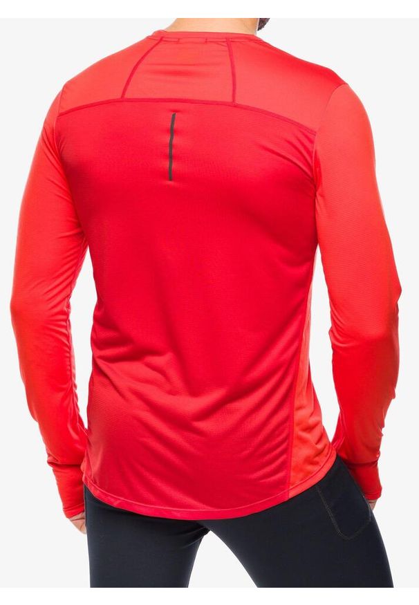 Bluza do biegania męska Inov-8 Performance Long Sleeve. Kolor: czerwony. Długość rękawa: długi rękaw