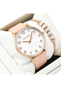 Paul Lorens - Zegarek damski złoty FARAH zestaw z bransoletką. Kolor: złoty #1