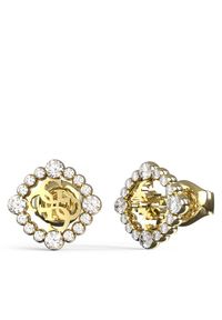 Guess Kolczyki JUBE04 645JW Złoty. Materiał: metalowe. Kolor: złoty