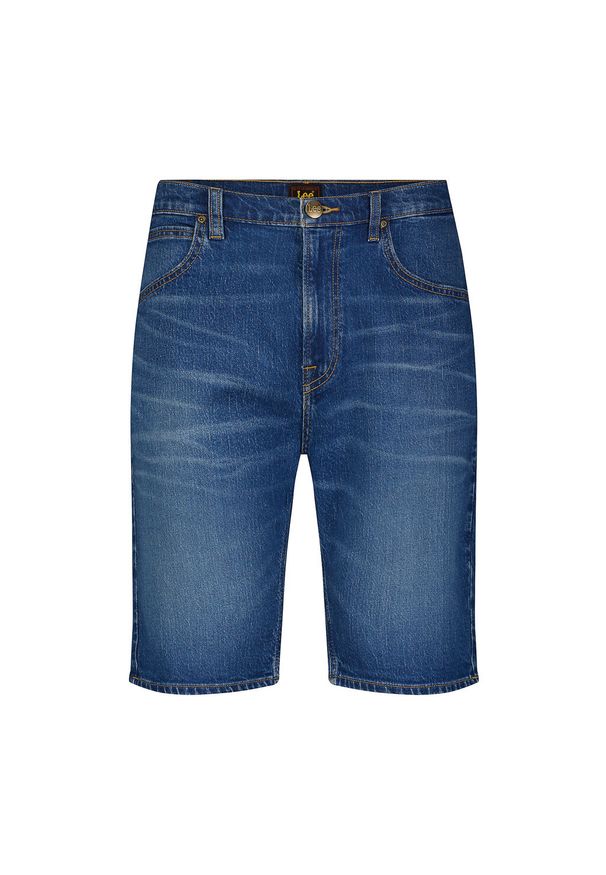 Wrangler - LEE 5 POCKET SHORT MĘSKIE SZORTY KRÓTKIE SPODNIE JEANSOWE WARM 112349234 L73M016079. Materiał: jeans. Długość: krótkie