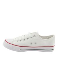 Białe Trampki Atletico CNSD-1 white. Kolor: biały. Materiał: materiał. Styl: elegancki #2