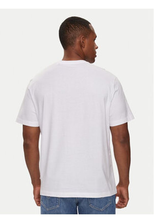 Guess Jeans T-Shirt M4YI42 K8FQ4 Biały Regular Fit. Kolor: biały. Materiał: bawełna