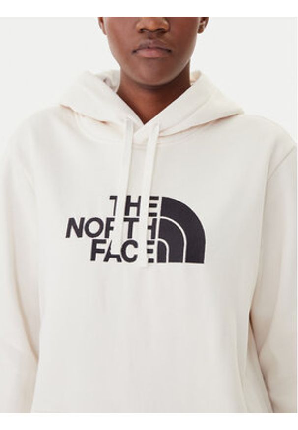 The North Face Bluza Drew Peak NF0A89EH Beżowy Regular Fit. Kolor: beżowy. Materiał: bawełna