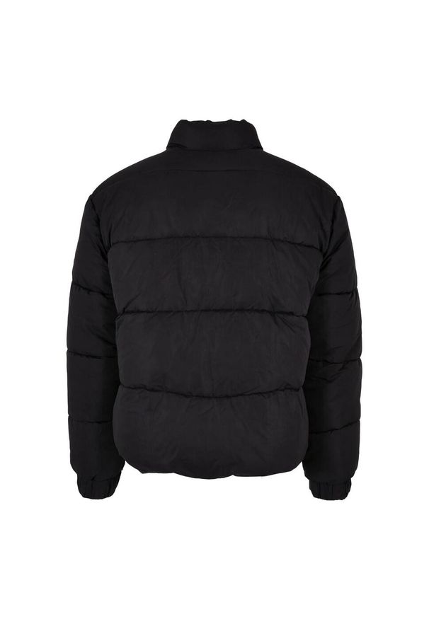 Urban Classics - Męska Przycięta Ocieplana Kurtka. Kolor: czarny