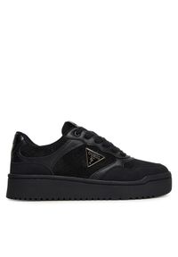 Guess Sneakersy FLFMR9 ELE12 Czarny. Kolor: czarny. Materiał: skóra