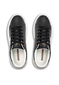 Sneakersy damskie czarne U.S. Polo Assn. HELIS004K/2Y1 BLK/GOL01. Kolor: czarny. Sezon: jesień, lato