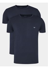 Emporio Armani Underwear Komplet 2 t-shirtów 111267 4R722 70835 Granatowy Regular Fit. Kolor: niebieski. Materiał: bawełna #1
