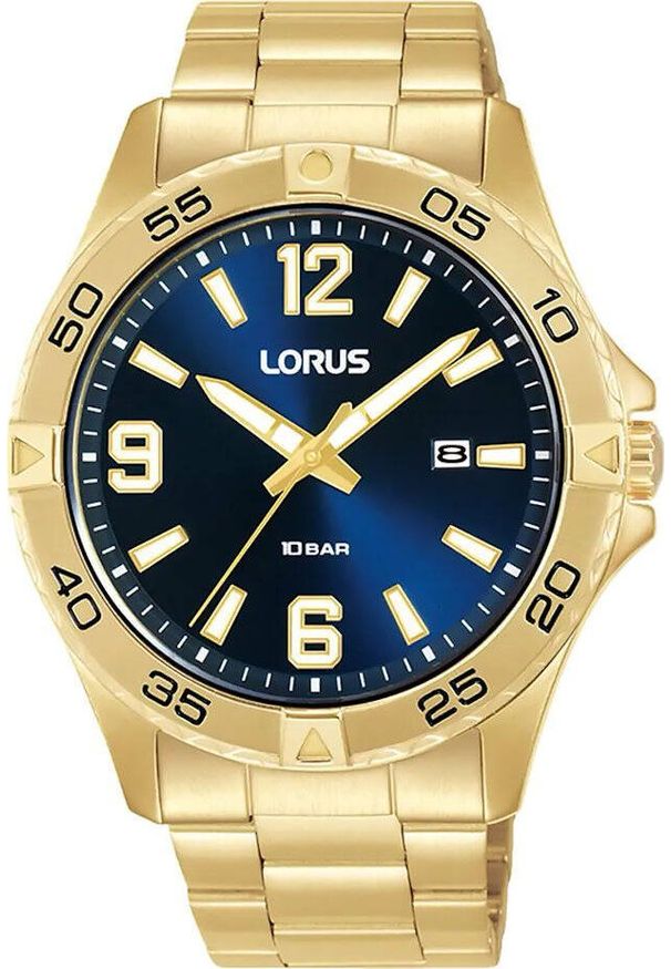 Zegarek Lorus męski RH990QX9 stalowy wodoszczelny .. Kolor: szary