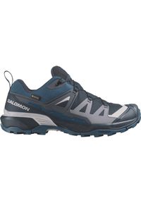 salomon - Buty trekkingowe męskie Salomon X Ultra 360 Gtx Gore-tex. Zapięcie: sznurówki. Kolor: wielokolorowy, niebieski, szary. Materiał: materiał. Szerokość cholewki: normalna. Technologia: Gore-Tex. Sport: turystyka piesza #1