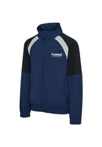 Dziecięca bluza dresowa zapinana na zamek Hummel Loose. Kolor: niebieski. Materiał: dresówka #2