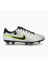 Buty piłkarskie męskie Nike Tiempo Legend 10 Academy SG-Pro. Kolor: szary. Sport: piłka nożna