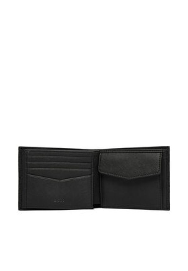 BOSS Portfel Daxter 50563901 Czarny. Kolor: czarny. Materiał: skóra