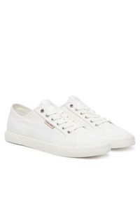 Calvin Klein Jeans Tenisówki Ess Vulc Low Mg Cv YM0YM01301 Biały. Kolor: biały. Materiał: materiał #4