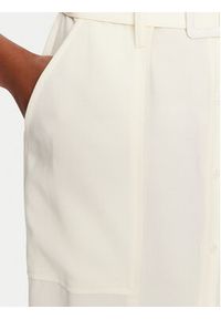 Patrizia Pepe Sukienka koszulowa 2A2870/A573-W146 Écru Regular Fit. Materiał: wiskoza. Typ sukienki: koszulowe #3