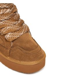 Steve Madden Sneakersy Paci Sneaker SM11003464 Brązowy. Kolor: brązowy. Materiał: skóra, zamsz #3