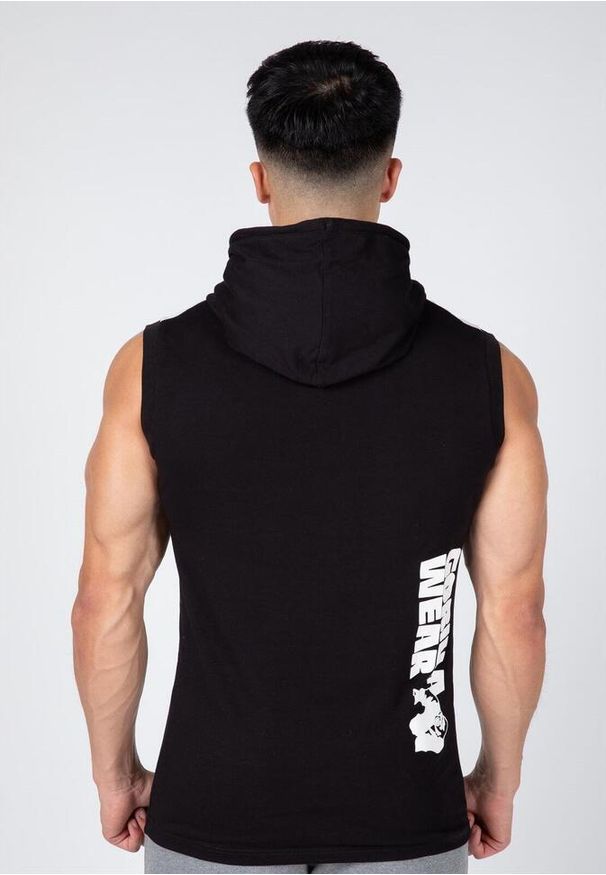 GORILLA WEAR - Oswego S Z kapturem Koszulka - Czarny. Typ kołnierza: kaptur. Kolor: czarny. Długość rękawa: bez rękawów