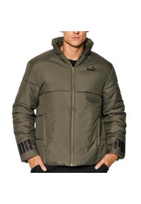 Kurtka Puma Essentials Padded, Mężczyźni. Kolor: zielony. Sezon: zima
