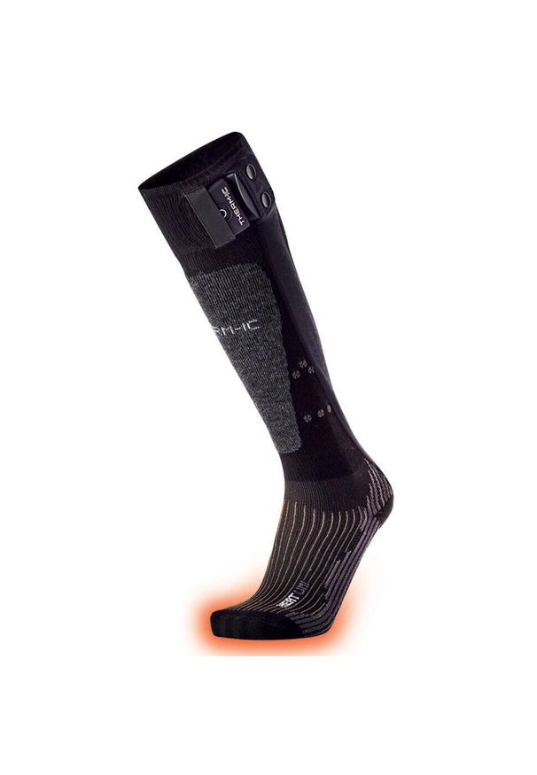 Zestaw skarpety baterii narciarski doroslych Therm-ic Set Heat Uni + S-Pack 1200. Kolor: szary. Sport: narciarstwo