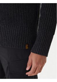 G-Star RAW - G-Star Raw Sweter Essential D23731-E212 Szary Regular Fit. Kolor: szary. Materiał: wełna #3