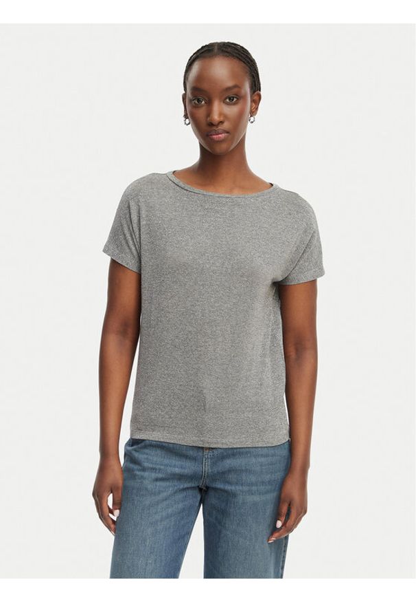 Marella Bluzka Accorta 2615971052 Szary Regular Fit. Kolor: szary. Materiał: wiskoza