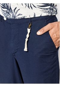 Jack & Jones - Jack&Jones Spodnie materiałowe Stace 12210116 Granatowy Regular Fit. Kolor: niebieski. Materiał: bawełna