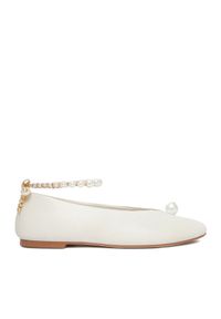 Gino Rossi - GINO ROSSI Baleriny CEO-ROSE-LT1670-9 Biały. Kolor: biały. Materiał: skóra #1