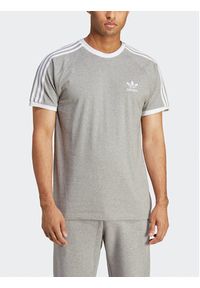 Adidas - adidas T-Shirt Adicolor Classics 3-Stripes T-Shirt IA4848 Szary Slim Fit. Kolor: szary. Materiał: bawełna #4