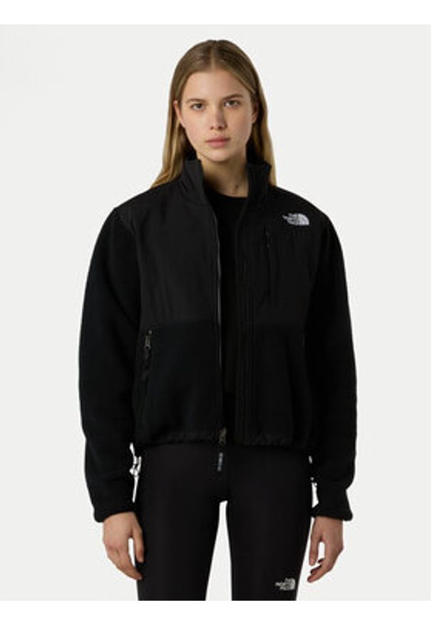 The North Face Polar Retro Denali NF0A88YR Czarny Regular Fit. Kolor: czarny. Materiał: syntetyk. Styl: retro