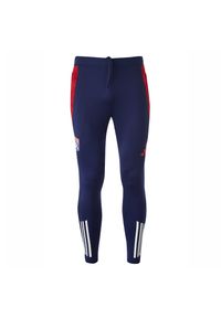 Adidas - Spodnie Olympique Lyonnais Tiro 24 Training. Kolor: czerwony, niebieski, wielokolorowy, biały. Materiał: materiał. Sport: fitness, piłka nożna