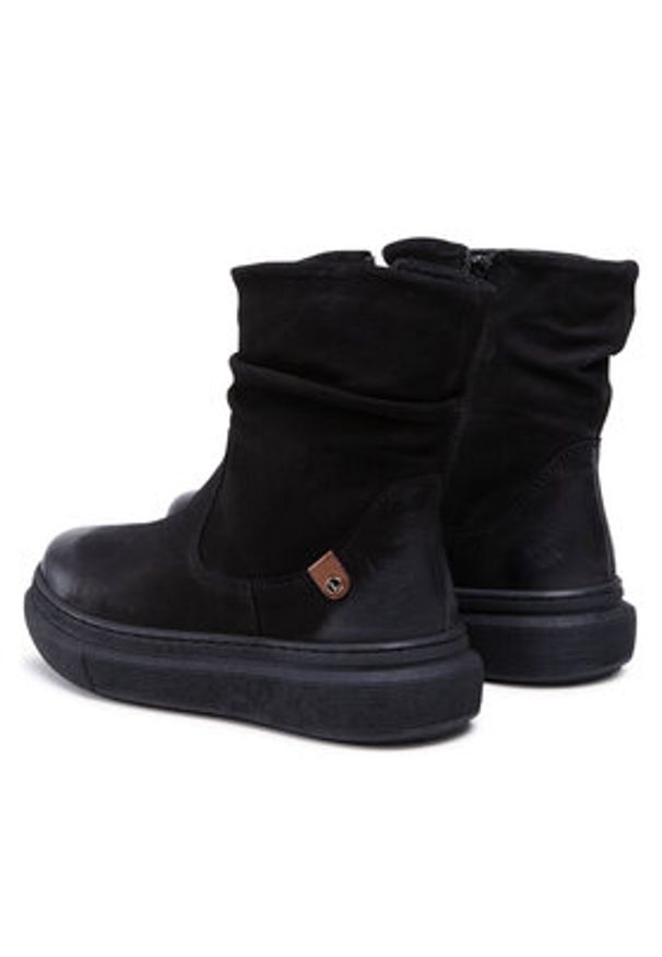 Lasocki Botki WI23-SONIT-02 Czarny. Kolor: czarny. Materiał: nubuk, skóra