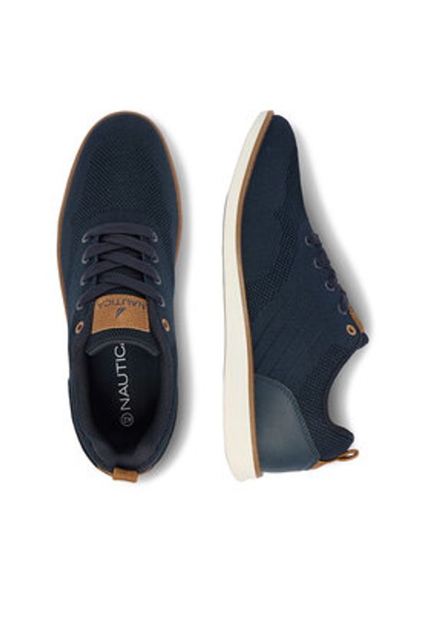 Nautica Półbuty CEO-IGO-01 Granatowy. Kolor: niebieski. Materiał: materiał