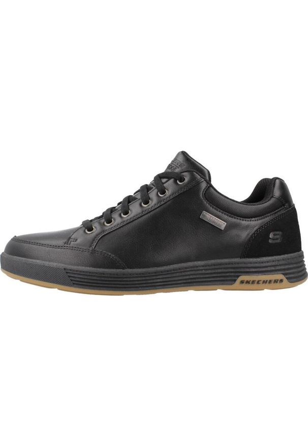 skechers - Buty do chodzenia męskie Skechers Cavell Sparkman. Kolor: czarny. Materiał: materiał, syntetyk. Szerokość cholewki: normalna. Sport: turystyka piesza
