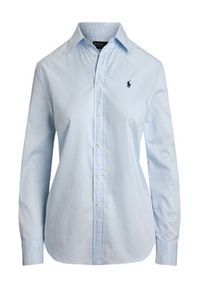 Polo Ralph Lauren Koszula 211A92177003 Niebieski Classic Fit. Typ kołnierza: polo. Kolor: niebieski. Materiał: bawełna #4