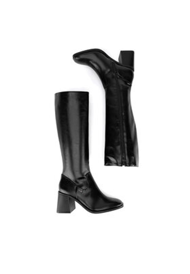 MEXX Kozaki MI001806243W Czarny. Kolor: czarny. Materiał: materiał