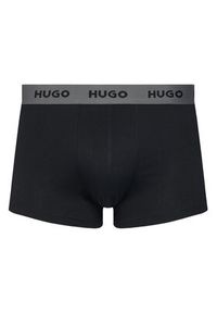 Hugo - HUGO Komplet bokserek Triplet Design 50532550 Czarny. Kolor: czarny. Materiał: bawełna #6