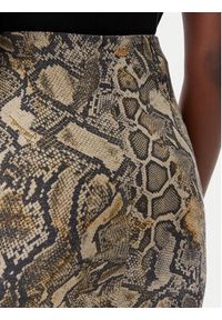 Just Cavalli Spódnica ołówkowa 78PAE815 Brązowy Slim Fit. Kolor: brązowy. Materiał: syntetyk