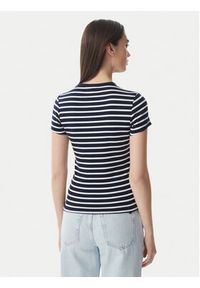 Tommy Jeans T-Shirt DW0DW17383 Granatowy Regular Fit. Kolor: niebieski. Materiał: bawełna #4