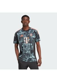 Adidas - Koszulka FC Bayern 24/25 Away. Kolor: czarny. Materiał: materiał #1