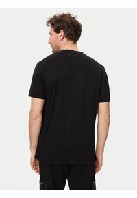 Karl Lagerfeld - KARL LAGERFELD T-Shirt 755056 542224 Czarny Regular Fit. Typ kołnierza: dekolt w karo. Kolor: czarny. Materiał: bawełna #3