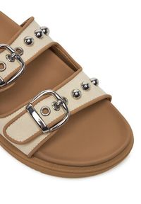 Marella Klapki Giralda 2513521087200 Beżowy. Kolor: beżowy. Materiał: materiał #3
