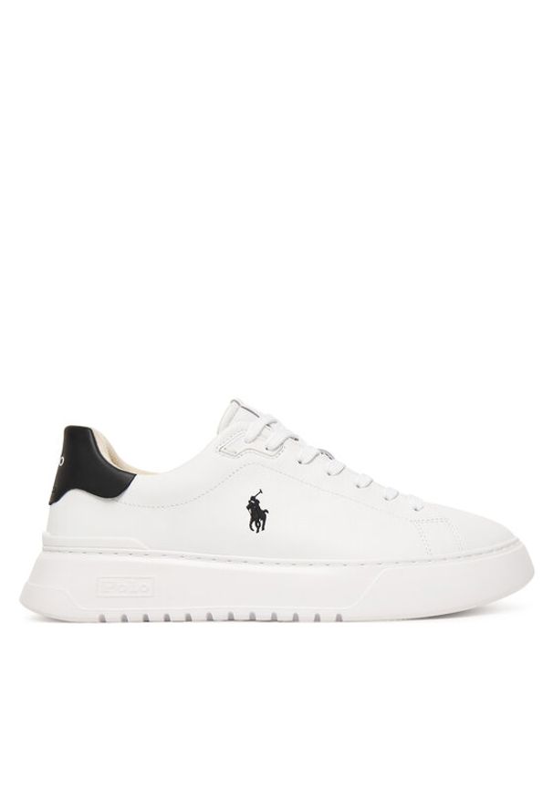 Polo Ralph Lauren Sneakersy 809974097002 Biały. Kolor: biały. Materiał: skóra