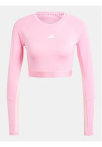 Adidas - adidas Koszulka techniczna Hyperglam Training IN6775 Różowy Slim Fit. Kolor: różowy. Materiał: syntetyk #7