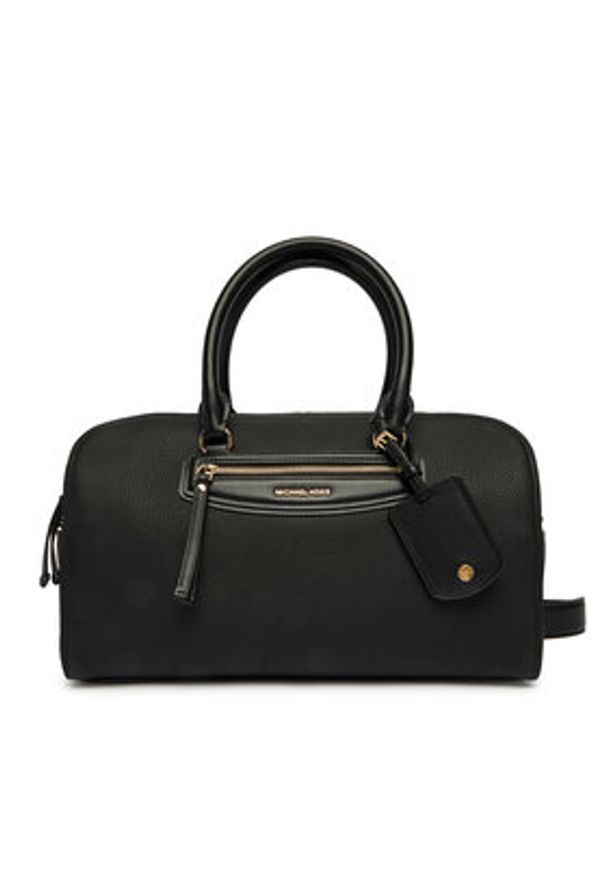 MICHAEL Michael Kors Torebka Md Duffle Satchel 30S6GTVS8L Czarny. Kolor: czarny. Materiał: skórzane